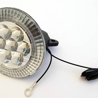 Lampa przednia 7-diod. na dynamo YG-QD102