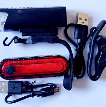 Zestaw lamp P+T LED 3 i 4 funkcje-  zasilanie USB