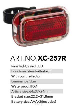 Lampa tylna 2 LED 5Lm XC-257R