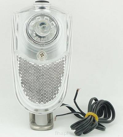 Lampa przednia YG-QD-120 na dynamo 1 LED